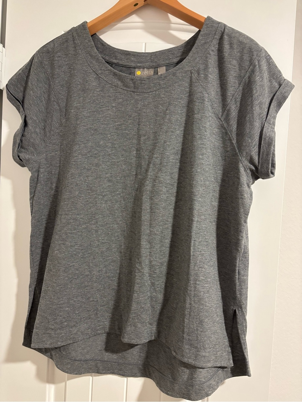 Zella Women’s Gray Shirt Large athleisure classiccore yoga